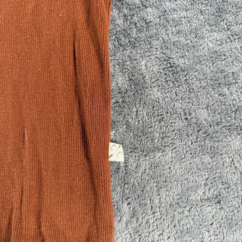 Childhoods Clothing Ribbed Tee Kids 3T Brown Good Short Sleeve Crew Neck